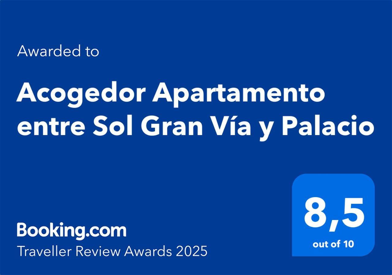 Acogedor Apartamento Entre Sol Gran Via Y Palacio Madrid Exteriér fotografie